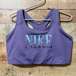 Nike Purple High Impact Sports Bra Size 2X